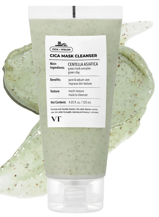 VT Cosmetics Cica Mask Cleanser - 120 ml | Discover skin care, face cream, lip gloss, sunscreen, and korean skin care products at Sapphire Beauty Booth— a trusted cosmetic shop near me and makeup store near me. | Sapphire Beauty Ghana | Same Day Delivery Available
