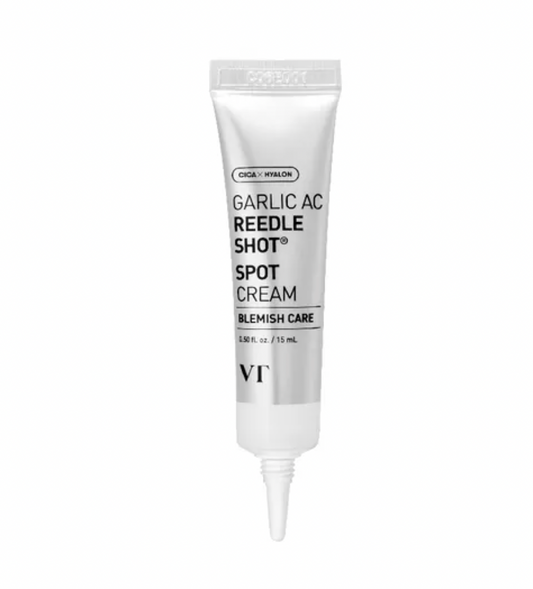 VT Cosmetics Garlic AC Reedle Shot Spot Cream - 15ml | Discover skin care, face cream, lip gloss, sunscreen, and korean skin care products at Sapphire Beauty Booth— a trusted cosmetic shop near me and makeup store near me. | Sapphire Beauty Ghana | Same Day Delivery Available
