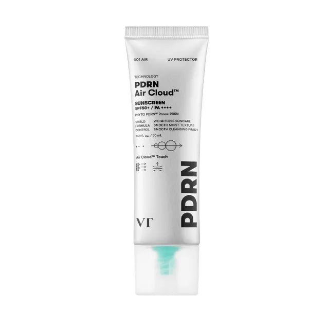 VT Cosmetics PDRN Air Cloud Sunscreen - 50 ml | Discover skin care, face cream, lip gloss, sunscreen, and korean skin care products at Sapphire Beauty Booth— a trusted cosmetic shop near me and makeup store near me. | Sapphire Beauty Ghana | Same Day Delivery Available