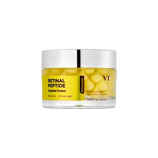 VT Cosmetics Retinal Peptide Hyaluronic Capsule Cream - 50 ml | Discover skin care, face cream, lip gloss, sunscreen, and korean skin care products at Sapphire Beauty Booth— a trusted cosmetic shop near me and makeup store near me. | Sapphire Beauty Ghana | Same Day Delivery Available