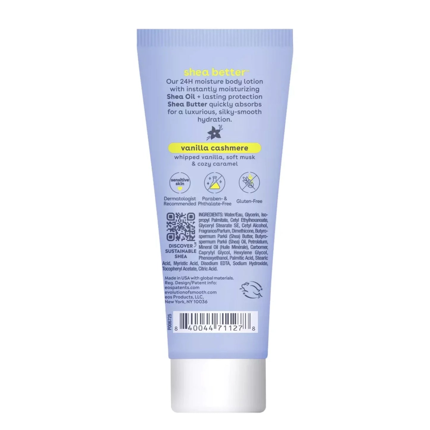 EOS Vanilla Cashmere Body Lotion Travel Size - 74 ml