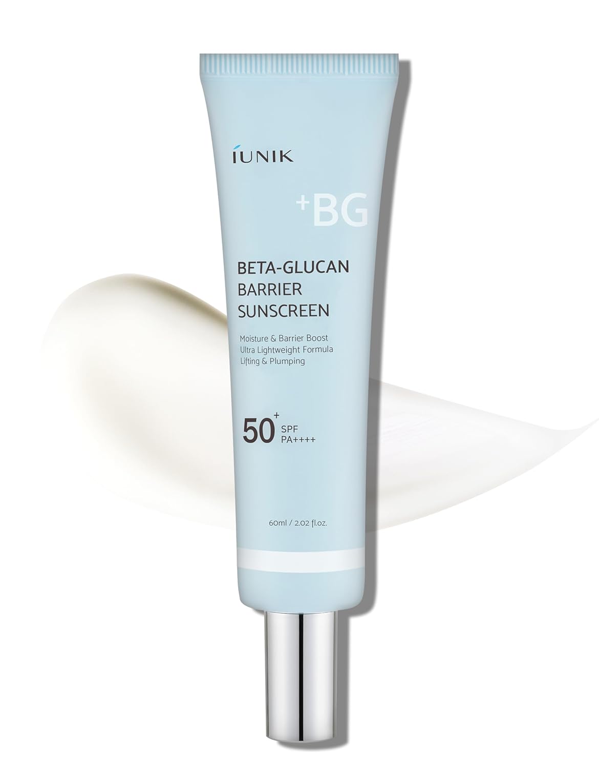 iUNIKBeta Glucan Barrier Sunscreen - 60ml | Discover skin care, face cream, lip gloss, sunscreen, and korean skin care products at Sapphire Beauty Booth— a trusted cosmetic shop near me and makeup store near me.