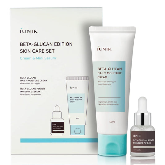 iUNIK Beta-Glucan Edition Skincare Set - 2 pcs | Discover skin care, face cream, lip gloss, sunscreen, and korean skin care products at Sapphire Beauty Booth— a trusted cosmetic shop near me and makeup store near me.
