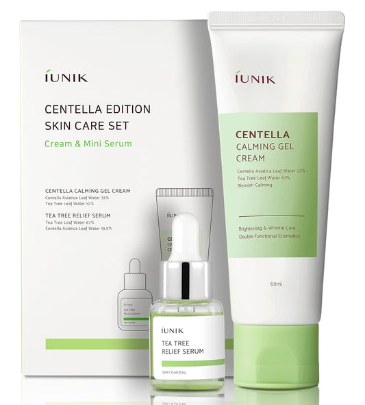 iUNIK Centella Edition Skincare Set - 2pcs | Discover skin care, face cream, lip gloss, sunscreen, and korean skin care products at Sapphire Beauty Booth— a trusted cosmetic shop near me and makeup store near me.
